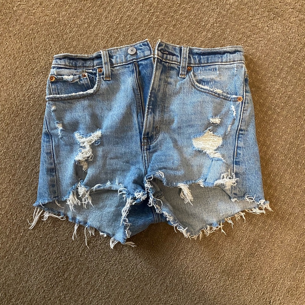 Abercrombie and Fitch High Rise Mom Shorts